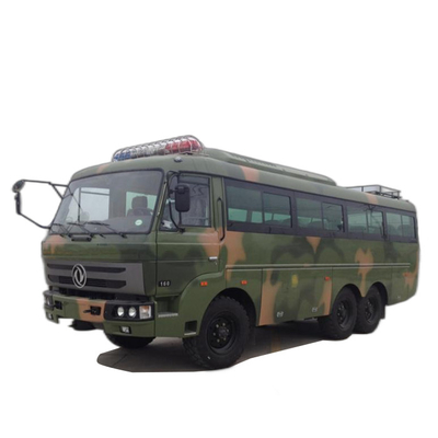 오프로드 타이어 병사들 트랜스포트 버스 군대 차량 포레스트 6x6 일반인 버스 190HP 30 좌석