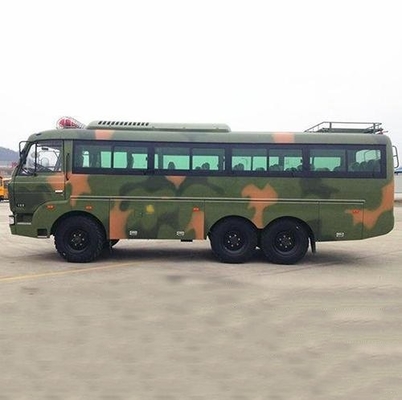 오프로드 타이어 병사들 트랜스포트 버스 군대 차량 포레스트 6x6 일반인 버스 190HP 30 좌석