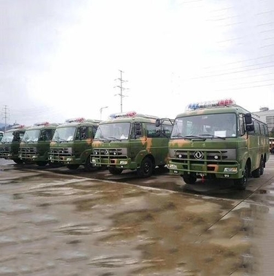 오프로드 타이어 병사들 트랜스포트 버스 군대 차량 포레스트 6x6 일반인 버스 190HP 30 좌석
