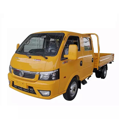 DONGFENG 가벼운 화물 트럭 두 배 택시 줄 트럭 침대 화물은 90Hp 디젤 엔진을 점화합니다
