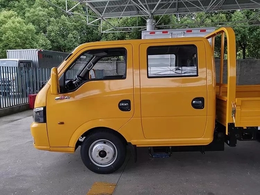 DONGFENG 가벼운 화물 트럭 두 배 택시 줄 트럭 침대 화물은 90Hp 디젤 엔진을 점화합니다
