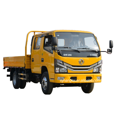 픽업을 위한 4x2 가벼운 화물 트럭 5 좌석 가벼운 평상형 트레일러 화물 트럭 115hp