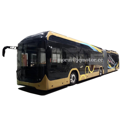 18m FCEV 전기 도시 버스 55 좌석 관절 BRT 풀 로드 350km 범위 마일리지