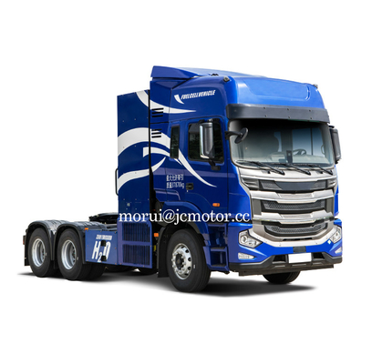 FCEV 신 에너지 수소 전기 트랙터 트럭 10 바퀴 6x4 49톤 450km 마일리지