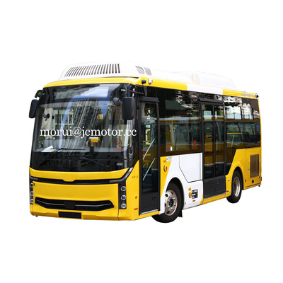 OEM 7.7m BEV RHD 전기 시티 버스 오른손 운전 도시 여객 운송 전체 부하 200km