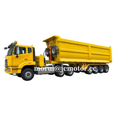 둥펑 중량 덤프 트럭 6X4 트랙터 100톤 팅퍼 반트레일러 광업 50Cbm