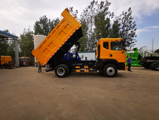동풍 무거운 덤프트럭 4x2 작은 덤프차 GVW 17.5 톤 136HP