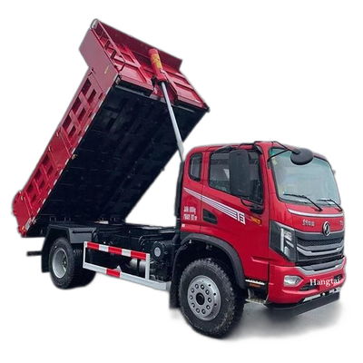 GVW 165HP 디젤 엔진 트럭 내보자 4x2 18 톤 덤프트럭 차축 거리 3550 밀리미터
