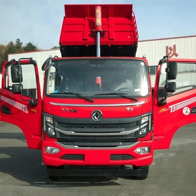 GVW 165HP 디젤 엔진 트럭 내보자 4x2 18 톤 덤프트럭 차축 거리 3550 밀리미터