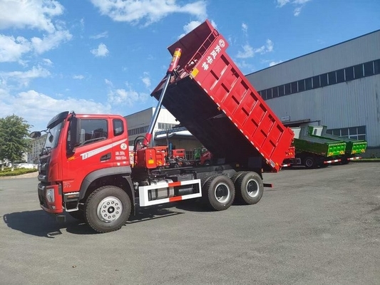 높은 전력 25 톤 6x4 덤프트럭 270HP 4.5M GVW 6 실린더