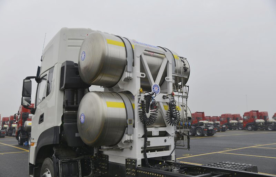 상품은 LNG CNG 트랙터 트레일러 500HP 엔진 견인 집단 32.4 톤을 옮깁니다