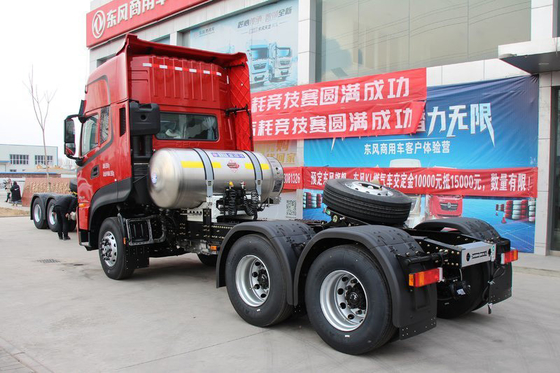 LNG 6x4 과중한 업무 트랙터 트럭 470 에이치피 견인 집단 39.5 톤 병참수송기