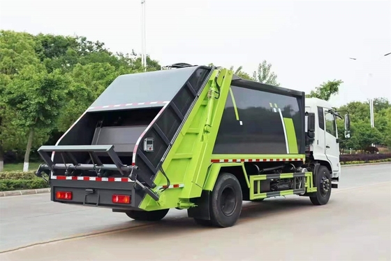 매체 찌꺼기 수집기 트럭 210 HP 14 Cbm 부하 용량 7500KG