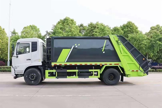 매체 찌꺼기 수집기 트럭 210 HP 14 Cbm 부하 용량 7500KG