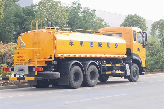 무거운 6x4 290HP 자치 도시 위생 트럭 매뉴얼 9MT 20cbm 살수차