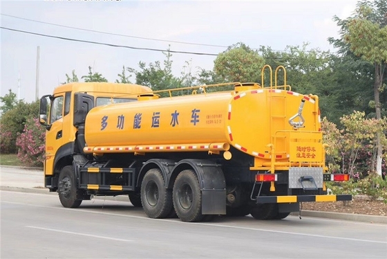 무거운 6x4 290HP 자치 도시 위생 트럭 매뉴얼 9MT 20cbm 살수차