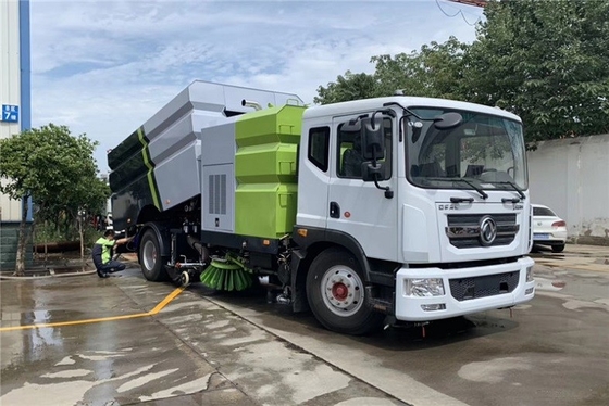 청소 스위퍼 자치 도시 위생 트럭 디젤 엔진 4x2 8m 200 HP