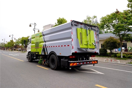 16 CBM 자치 도시이 위생 트럭 차축 거리 5000 밀리미터 210 HP 청소기 세정 트럭