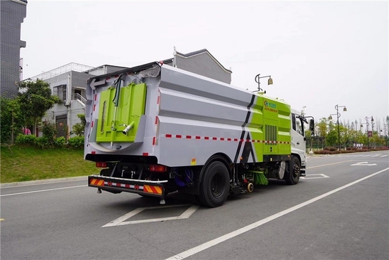 16 CBM 자치 도시이 위생 트럭 차축 거리 5000 밀리미터 210 HP 청소기 세정 트럭