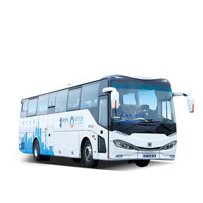 가죽 시트와 편안한 관광객 여행 대형 버스 전기 256KM 마일리지